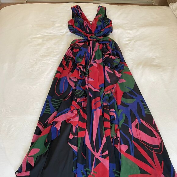 PatBO Cut-Out Maxi Dress Size 4 - Picture 3 of 7